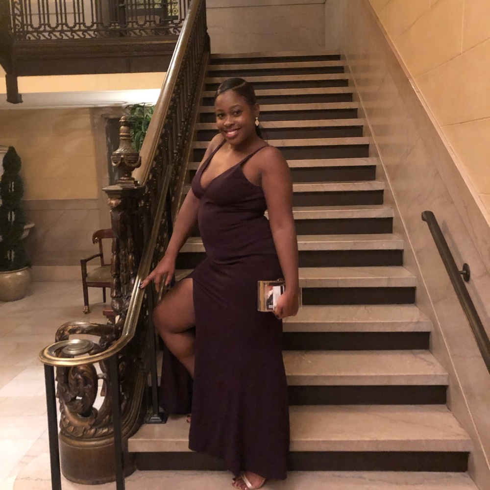 Dress the population crepe dress. Hemmed for 5’3.